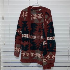 Women’s Aztec print cardigan